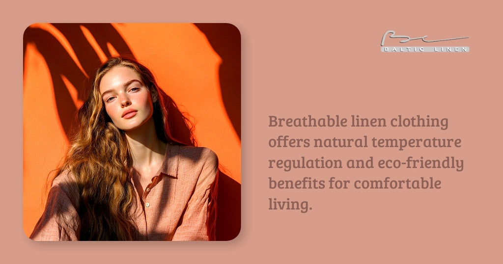 Breathable linen clothing offers natural temperature regulation and eco-friendly benefits for comfortable living.
